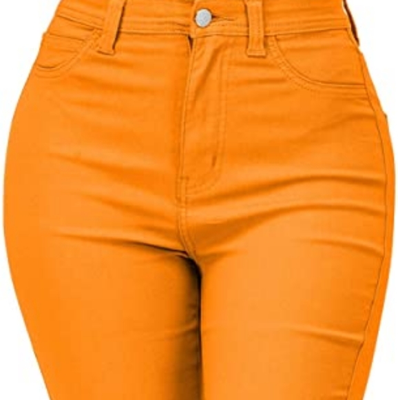Fashion Lovers High Waisted-Rise Colored Stretch Skinny Jeans - Picture 1 of 1
